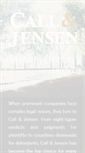 Mobile Screenshot of calljensen.com